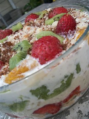 This recipe for a boozy vegan trifle has a surprising twist - cinnamon butternut. Give it a try! Photo © Jen 'Bella Vegan'.